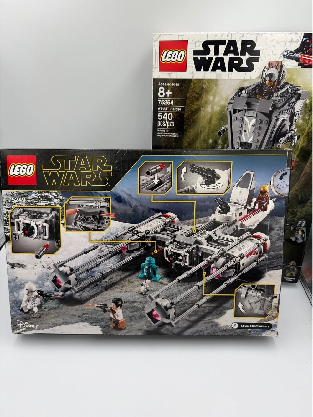 LEGO BOXES ONLY Y-Wing Starfighter, AT-RAIDER, and a small troop transport set
